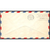 12201h enveloppe rouge fam 34 houston to habana cuba 4/6/1948 premier vol first flight lettre airmail cover usa aviation