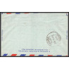 12207 lot 4 couleurs fam 18 new york basra iraq 20/1/1949 premier vol first flight airmail stationery entier usa 