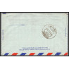 12207 lot 4 couleurs fam 18 new york basra iraq 20/1/1949 premier vol first flight airmail stationery entier usa 