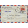 12208 cleveland karachi pakistan 16/2/1949 premier vol first flight airmail stationery entier usa aviation
