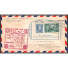 12212 am 90 menominee 1/12/1949 premier vol first flight lettre airmail cover usa aviation
