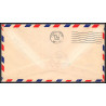 12212 am 90 menominee 1/12/1949 premier vol first flight lettre airmail cover usa aviation
