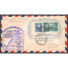 12213 am 90 council bluffs 28/11/1949 premier vol first flight lettre airmail cover usa aviation