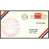 12231 st james 11/10/1953 premier vol first flight lettre airmail cover usa aviation