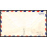 12233 signed signé 463rd troop carrier wing ardmore 6/10/1953 premier vol first flight lettre airmail cover usa aviation