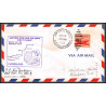 12243 signed signé am 88 cleveland 15/4/1953 premier vol first flight lettre airmail cover usa aviation