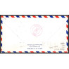 12250 signed signé am 88 mansfield 15/4/1953 premier vol first flight lettre airmail cover usa aviation
