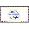 12260 signed signé dedication branley airport 12/4/1953 premier vol first flight lettre airmail cover usa aviation