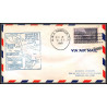 12262 fam 34 houston to asuncion paraguay 6/3/1953 premier vol first flight lettre airmail cover usa aviation