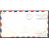 12281 signed signé am 88 lima ohio 1/3/1954 premier vol first flight lettre airmail cover usa aviation
