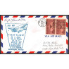 12284 signed signé am 88 bloomington 1/12/1954 premier vol first flight lettre airmail cover usa aviation