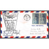 12285 signed signé am 88 terre haute 1/12/1954 premier vol first flight lettre airmail cover usa aviation