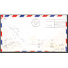 12285 signed signé am 88 terre haute 1/12/1954 premier vol first flight lettre airmail cover usa aviation