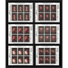 484 - Yemen kingdom MNH ** N° 278 / 283 A OR (gold) Rembrandt (Nederland) feuilles (sheets (tableaux painting) amphilex 