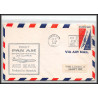 12314 portland to honolulu 2/10/1959 premier vol first pan am jet clipper flight lettre airmail cover usa