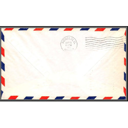 12314 portland to honolulu 2/10/1959 premier vol first pan am jet clipper flight lettre airmail cover usa