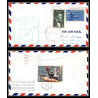 12323 am 77 salt lake city premier vol first flight lettre airmail cover usa aviation