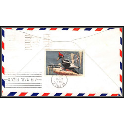 12323 am 77 salt lake city premier vol first flight lettre airmail cover usa aviation
