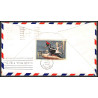 12323 am 77 salt lake city premier vol first flight lettre airmail cover usa aviation
