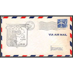 12376 am 141 kodiak 5/12/1960 alaska premier vol first flight lettre airmail cover usa aviation