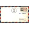 12382 seattle to Naha japan 31/8/1960 premier vol first flight lettre airmail cover usa aviation