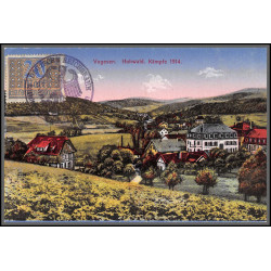12754 train Railway cachet deutsche reichsbahn zweibrücken 1923 Le Hohwald vosges carte postale postcard reich allemagne