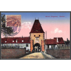 12760 train Railway cachet deutsche reichsbahn zweibrücken 1923 obertor vosges carte postale postcard reich allemagne
