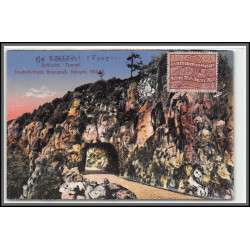 12761 train Railway cachet deutsche reichsbahn zweibrücken 1923 tunnel vosges carte postale postcard reich allemagne