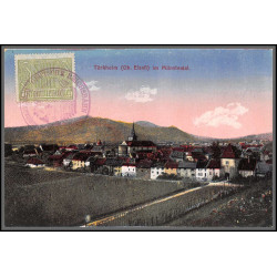 12764 train Railway cachet deutsche reichsbahn zweibrücken 1923 turckheim vosges carte postale postcard reich allemagne