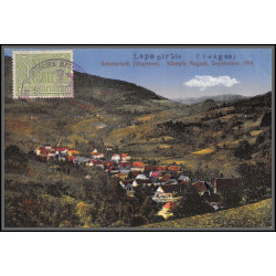 12766 train Railway cachet deutsche reichsbahn zweibrücken 1923 Lapoutroie vosges carte postale postcard reich allemagne