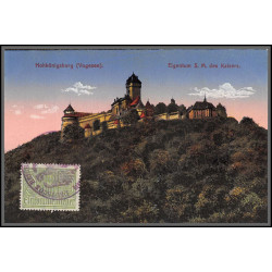 12769 train Railway deutsche reichsbahn zweibrücken 1923 Château du Haut-Koenigsbourg vosges carte postale germany reich