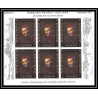 485 - Yemen kingdom MNH ** N° 278 / 283 B OR (gold) Rembrandt feuilles sheets tableaux paintings Non dentelé imperf