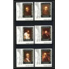 485a - Yemen kingdom MNH ** N° 278 / 283 B OR (gold) Rembrandt tableaux paintings non dentelé (Imperf) amphilex