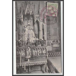 12846 train Railway cachet deutsche reichsbahn zweibrücken 1923 strasbourg cathedrale carte postale postcard reich