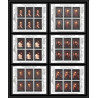 486 - Yemen kingdom MNH ** N° 284 / 289 A Argent (silver) Rembrandt feuilles (sheets (tableaux painting) amphilex 