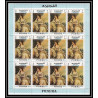 487 Fujeira MNH ** N° 276 / 283 A Tableau (Painting) letter writing week feuilles sheets corot - Gainsborough