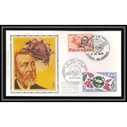 3000 France N°1817 belgique N°1730 Maquette d'artiste original paint artist work FDC 1974 signé signed Jean Chesnot upu