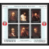 487c Yemen kingdom MNH ** les 4 Blocs N° 37 A B complet OR (gold stamps) Tableau (Painting) Rembrandt