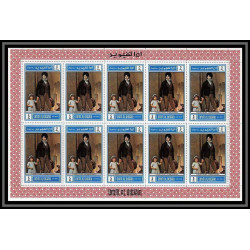 489 Umm al Qiwain MNH ** N° 243 / 253 A Tableau tableaux paintings by old masters feuilles sheets durer cote 150 euros