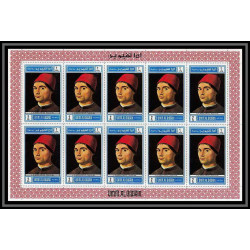 489 Umm al Qiwain MNH ** N° 243 / 253 A Tableau tableaux paintings by old masters feuilles sheets durer cote 150 euros