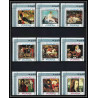 490b Fujeira MNH ** N° 224 /233 A Tableau (Painting)s) velazquez - goya - david - courbet - manet - whistler