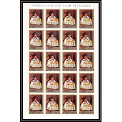 491 Manama MNH ** N° 65 / 68 B Diego Velázquez Tableau (Painting) feuilles sheets non dentelé (Imperf)