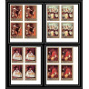 491d Manama MNH ** N° 65 / 68 B Diego Velázquez Tableau (Painting) paintings) non dentelé (Imperf) bloc 4