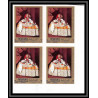 491d Manama MNH ** N° 65 / 68 B Diego Velázquez Tableau (Painting) paintings) non dentelé (Imperf) bloc 4