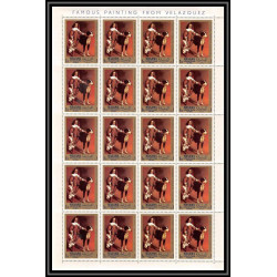 492 Manama MNH ** N° 65 / 68 A Diego Velázquez Tableau (Painting) paintings) feuilles sheets 