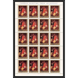 492 Manama MNH ** N° 65 / 68 A Diego Velázquez Tableau (Painting) paintings) feuilles sheets 