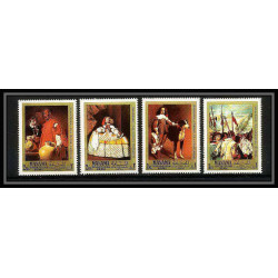 492a Manama MNH ** N° 65 / 68 A Diego Velázquez Tableau (Painting) paintings) 