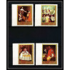 493b Ajman MNH ** N° 218/221 B Tableau (Painting) velazquez NON DENTELE ** imperf