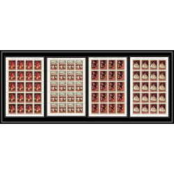 494 Ajman MNH ** N° 218 / 221 A Diego Velázquez Tableau (Painting) paintings) feuilles sheets