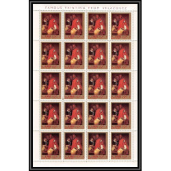 494 Ajman MNH ** N° 218 / 221 A Diego Velázquez Tableau (Painting) paintings) feuilles sheets
